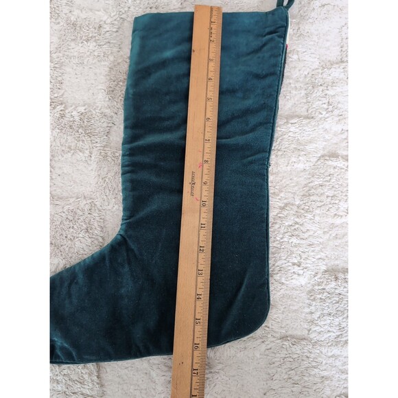 Vtg Needlepoint Christmas Stocking Cocker Spaniel Dog Holly - Picture 6 of 6